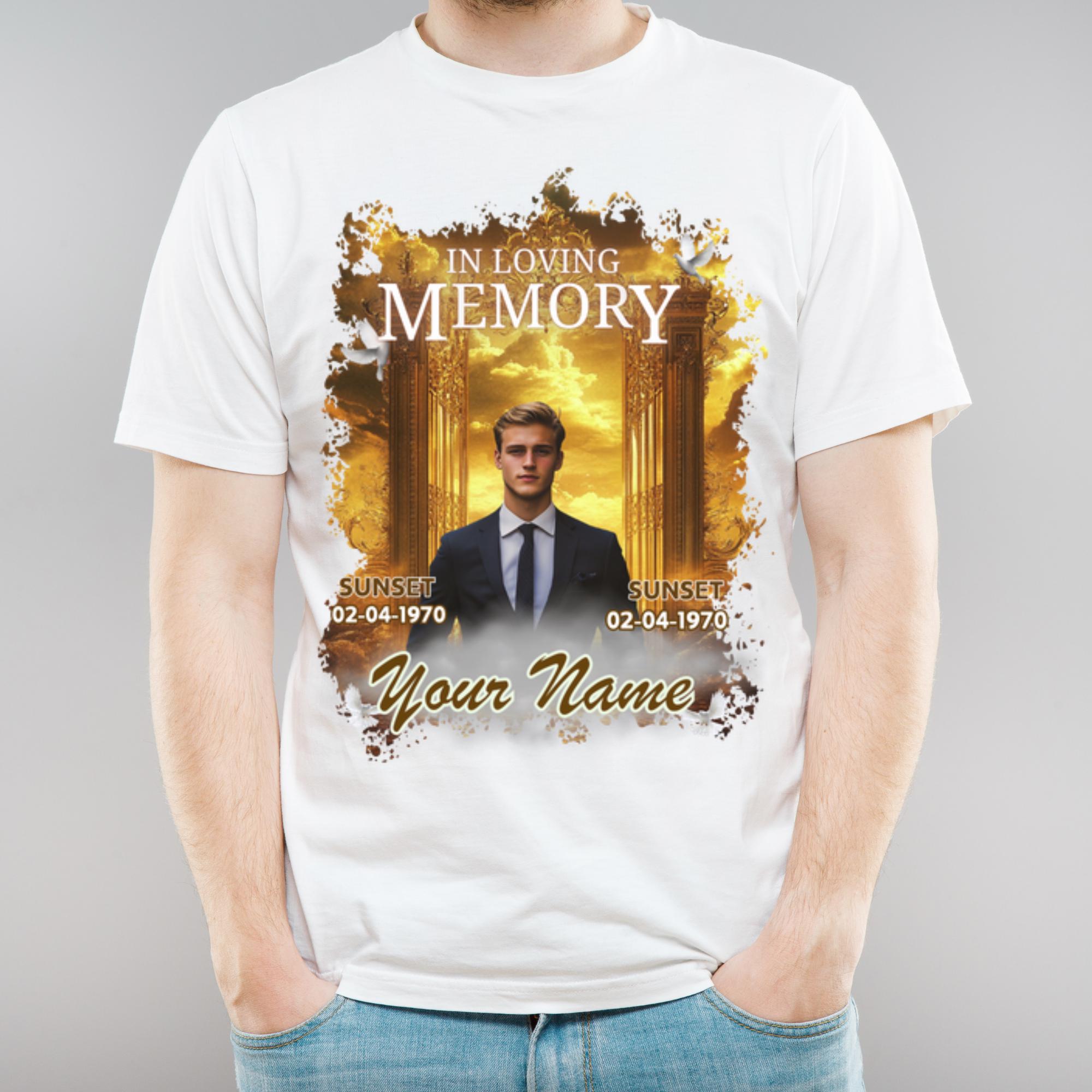 25 In Loving Memory T Shirt Canva Editable Templates, In Loving Memory Templates, Memorial Canva Template, Funeral & Celebration of Life - Editable Memorial Canva Template