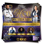 02 Holy Convocation Flyers Canva Editable Tmplate, Sunday Church Flyer, Religious Event Flyer, Praise and Worship, Digital Download - Editable Memorial Canva Template