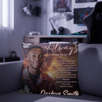 10 Memorial Pillow Sublimation Canva Editable Template, Forever In Our Heart Template, In Loving Memory, Always In Our Heart Pillow Design - Editable Memorial Canva Template