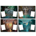 10 In Loving Memory Slate Canva Editable Templates, In Loving Memory Templates, Memorial Templates for Sublimation Slates, Digital Download - Editable Memorial Canva Template