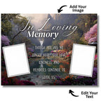10 In Loving Memory Slate Canva Editable Templates, In Loving Memory Templates, Memorial Templates for Sublimation Slates, Digital Download - Editable Memorial Canva Template