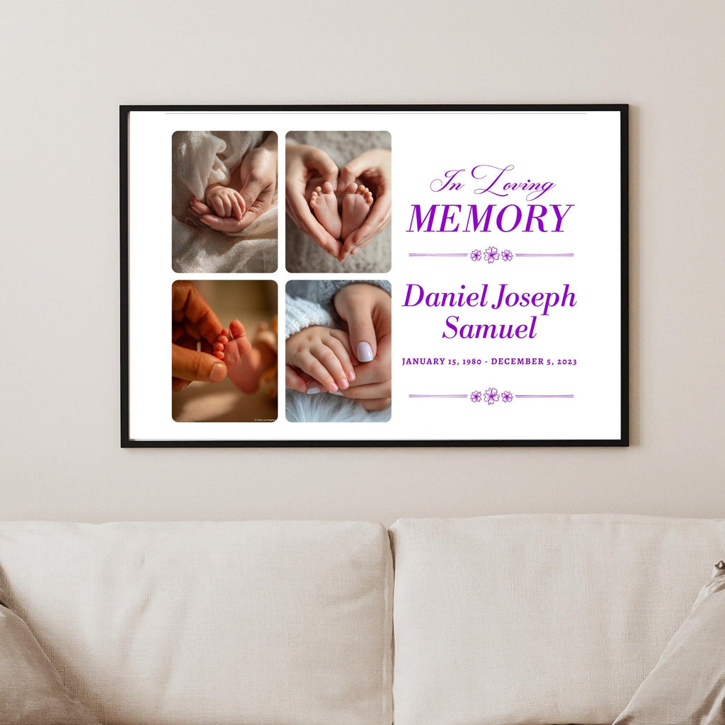 10 In Loving Memory Set Editable Canva Template, Memorial Set Template, Celebration of Life Design, In Loving Memory Digital Download - Editable Memorial Canva Template
