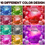 10 Happy Heavenly Birthday Editable Canva Template, Birthday Memorial Template, Celebration of Life Design, Rest In Peace, Digital Download - Editable Memorial Canva Template