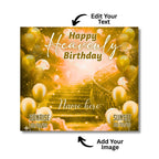 10 Happy Heavenly Birthday Editable Canva Template, Birthday Memorial Template, Celebration of Life Design, Rest In Peace, Digital Download - Editable Memorial Canva Template