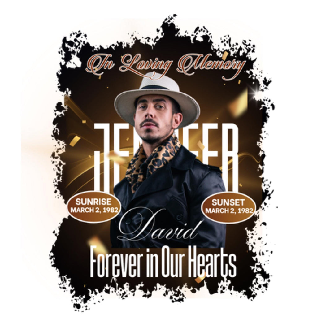 06 In Loving Memory T Shirt Canva Editable Templates, Forever In Our Heart Templates, Memorial Canva Template, Funeral & Celebration of Life - Editable Memorial Canva Template