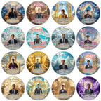 25 In Loving Memory Pin Button Canva Editable Templates, In Loving Memory Templates, Memorial Canva Template, Funeral & Celebration of Life - Editable Memorial Canva Template