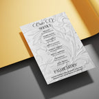 08 Pages Cream White Funeral Program Template, Memorial Editable Bifold 11x8.5” Design, Obituary Celebration Of Life, Digital Download - Editable Memorial Canva Template