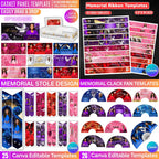 In Loving Memory Mega Bundle Canva Editable Templates, In Loving Memory Templates, Memorial Canva Editable Templates, Digital Download - Editable Memorial Canva Template