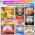 08 In Loving Memory Flyer Canva Editable Template, Rest In Piecs Flyer, Foreever in Our Heart Template, Funeral Invite Flyer Template - Editable Memorial Canva Template