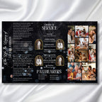 In Loving Memory Black Funeral Program Template, Editable TriFold 17x11 Program, Celebration of Life Obituary Program, Digital Download - Editable Memorial Canva Template