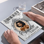08 Pages Cream White Funeral Program Template, Memorial Editable Bifold 11x8.5” Design, Obituary Celebration Of Life, Digital Download - Editable Memorial Canva Template