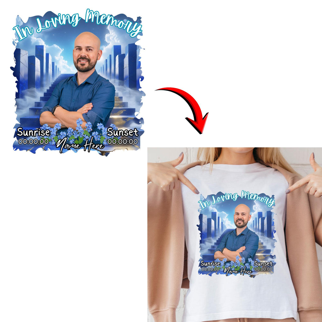 80 In Loving Memory T Shirt Canva Editable Templates, Forever In Our Heart Templates, Memorial Canva Template, Funeral & Celebration of Life - Editable Memorial Canva Template