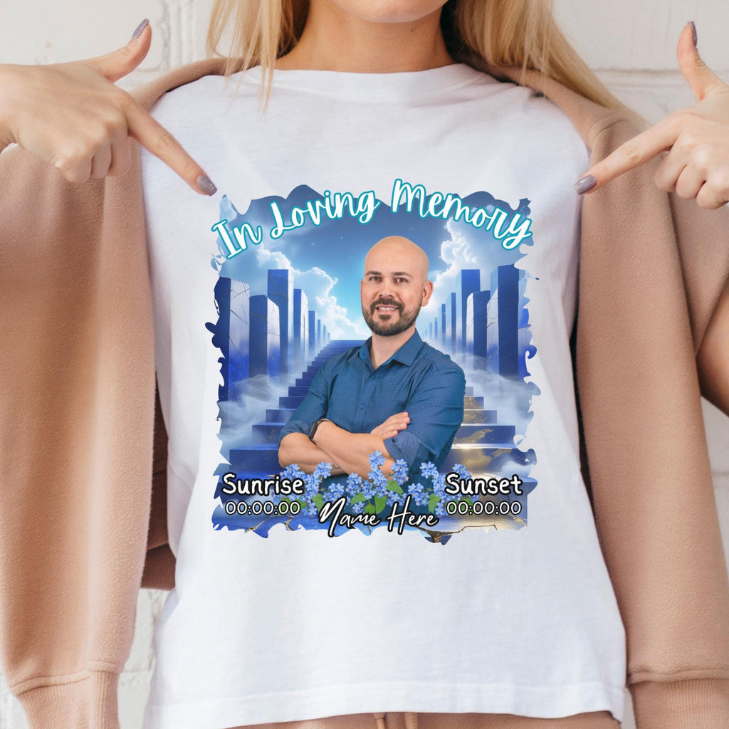 80 In Loving Memory T Shirt Canva Editable Templates, Forever In Our Heart Templates, Memorial Canva Template, Funeral & Celebration of Life - Editable Memorial Canva Template