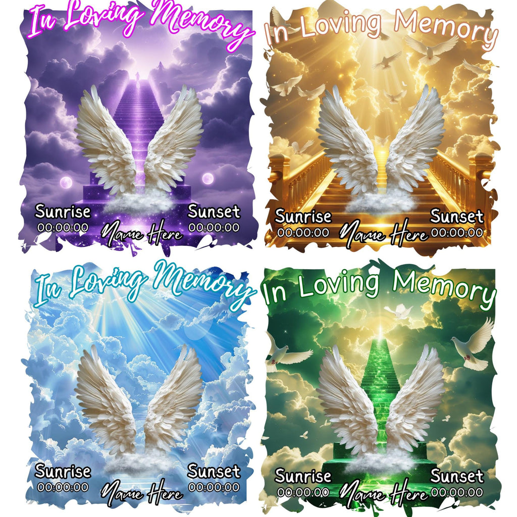 80 In Loving Memory T Shirt Canva Editable Templates, Forever In Our Heart Templates, Memorial Canva Template, Funeral & Celebration of Life - Editable Memorial Canva Template