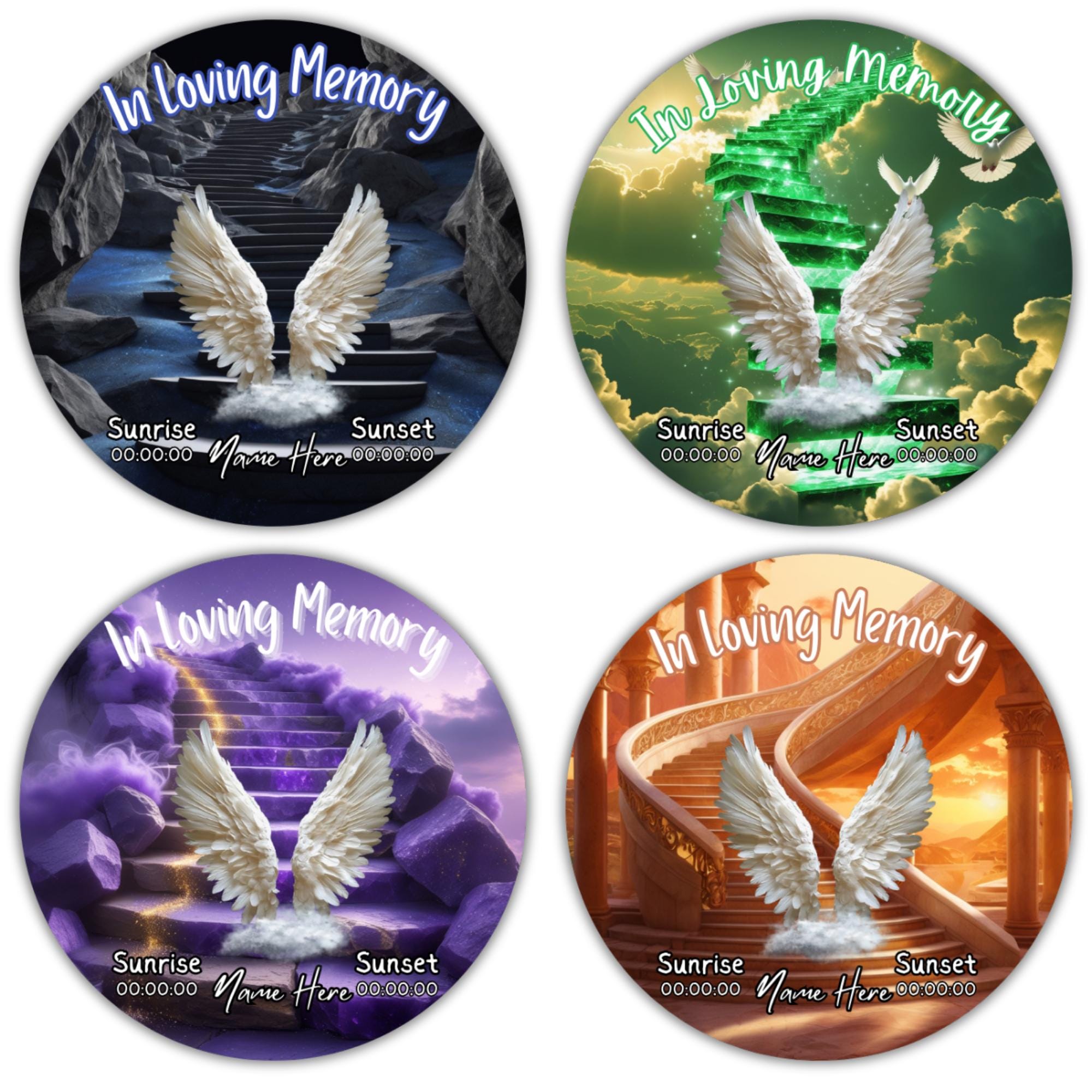80 In Loving Memory Pin Button Canva Editable Templates, Memorial Pin Button Canva Designs, Rest in Peace Button Template, Digital Download - Editable Memorial Canva Template