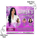 10 Womens Conference Flyers Bundle Template, Womens Day Flyers, Empowerment Event, Church Conference Flyer, Ministry Flyer, Instant Download - Editable Memorial Canva Template